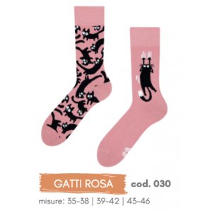CALZINI SIMP. GATTI ROSA...