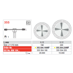 DISCHI 355.504.190 DIAM.HP...