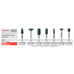 ABRASIVI GM734 HP VERDI...