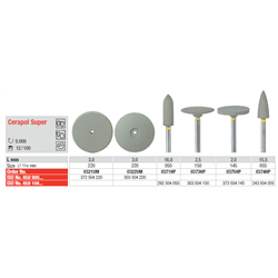 ABRASIVI 0375 CERAPOL pz.12...